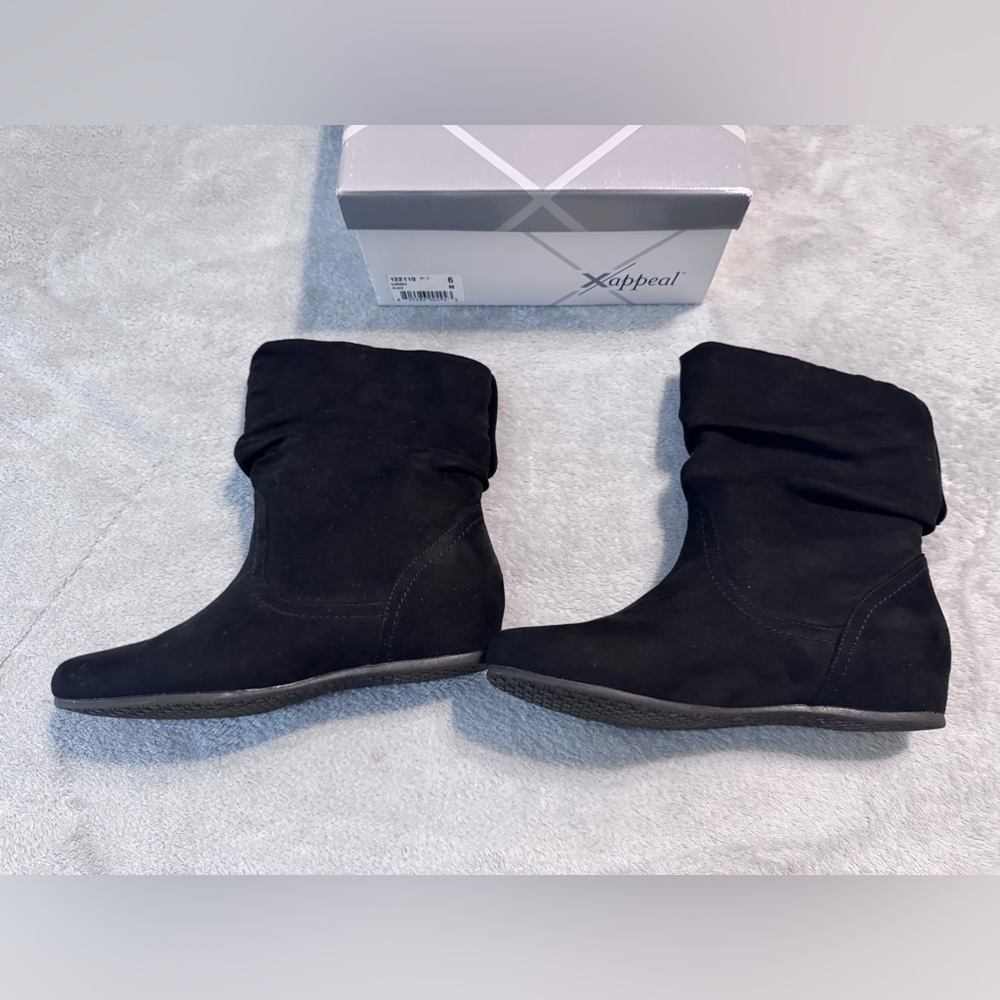 Xappeal Women’s Black Carney Wedge Boot size 6 - Picture 8 of 8